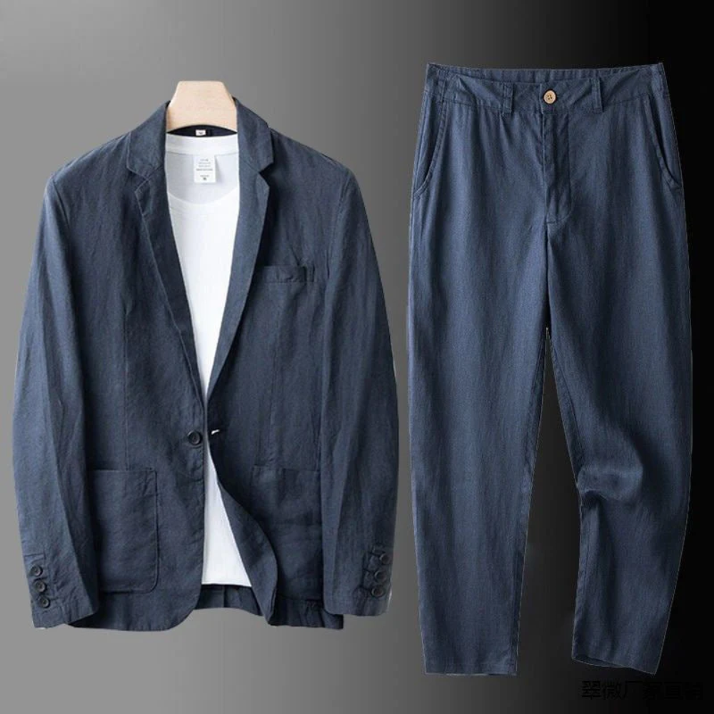 Héctor | Conjunto de Lino para Hombre con Camisa y Pantalón