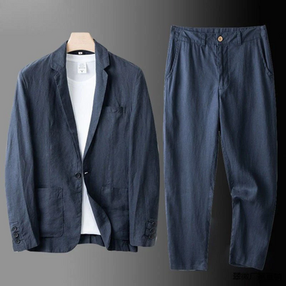 Héctor | Conjunto de Lino para Hombre con Camisa y Pantalón