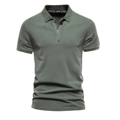 Mario | Polo de Algodón para Hombre de Manga Corta