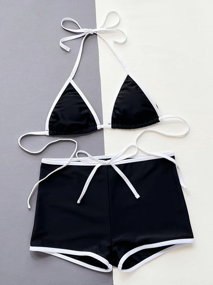 Elena | Bikini de Mujer con Top Triangular y Short
