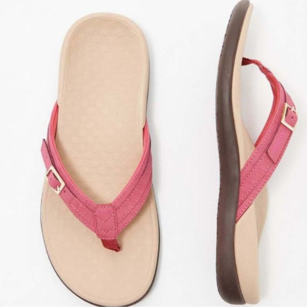 Marta | Sandalias Planas con Tira de Dedo