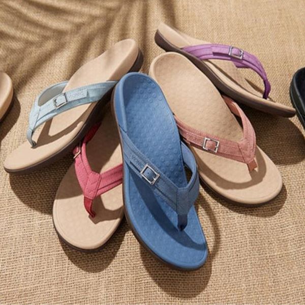Marta | Sandalias Planas con Tira de Dedo
