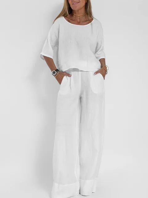 Gabriela | Conjunto de Dos Piezas de Fibras Naturales