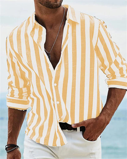 Pablo | Camisa de Rayas Verticales