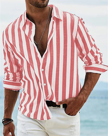 Pablo | Camisa de Rayas Verticales