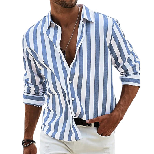 Pablo | Camisa de Rayas Verticales