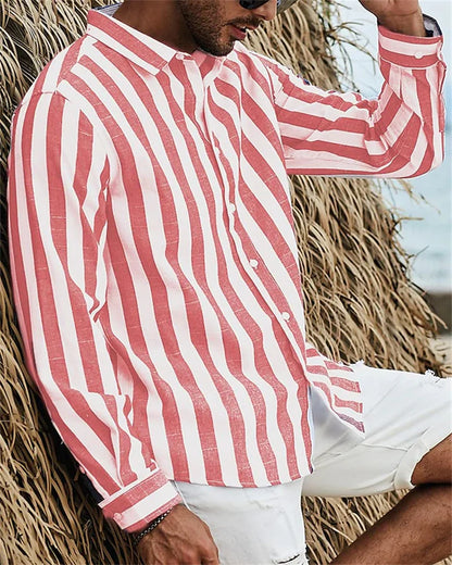 Pablo | Camisa de Rayas Verticales