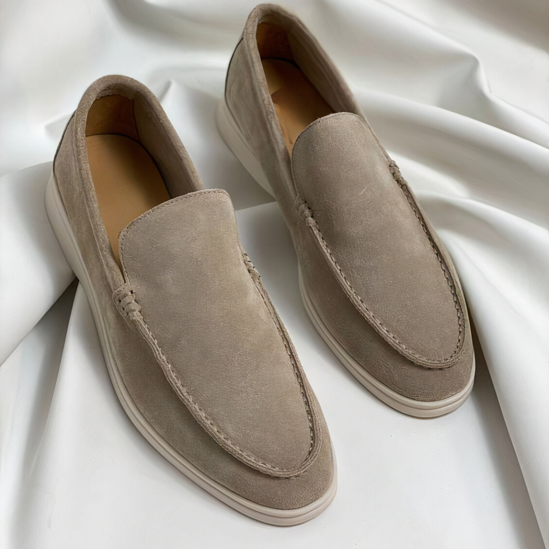 Mateo | Mocasines de Hombre con Acabado de Ante