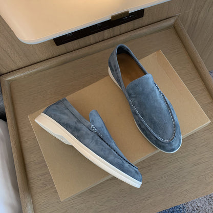 Mateo | Mocasines de Hombre con Acabado de Ante