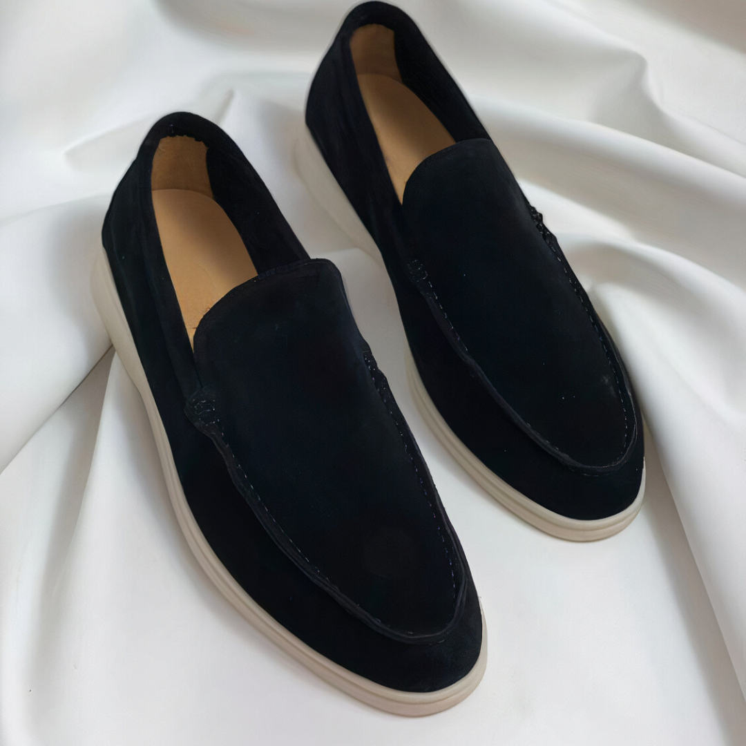 Mateo | Mocasines de Hombre con Acabado de Ante