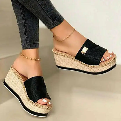 Jimena | Sandalias de Cuña con Plataforma