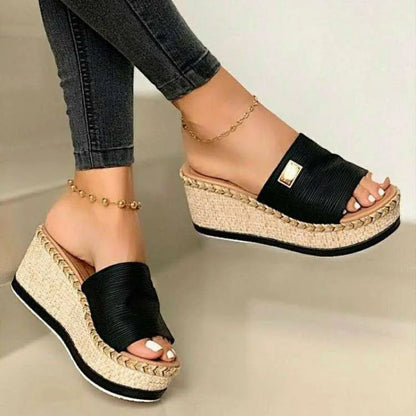 Jimena | Sandalias de Cuña con Plataforma