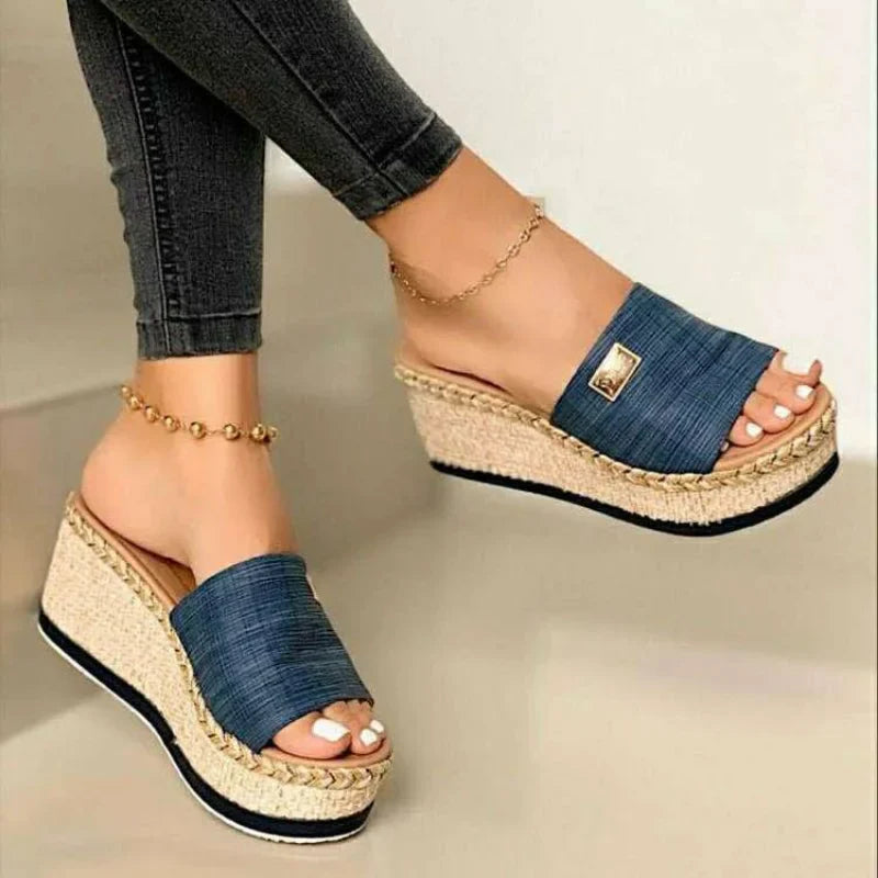 Jimena | Sandalias de Cuña con Plataforma