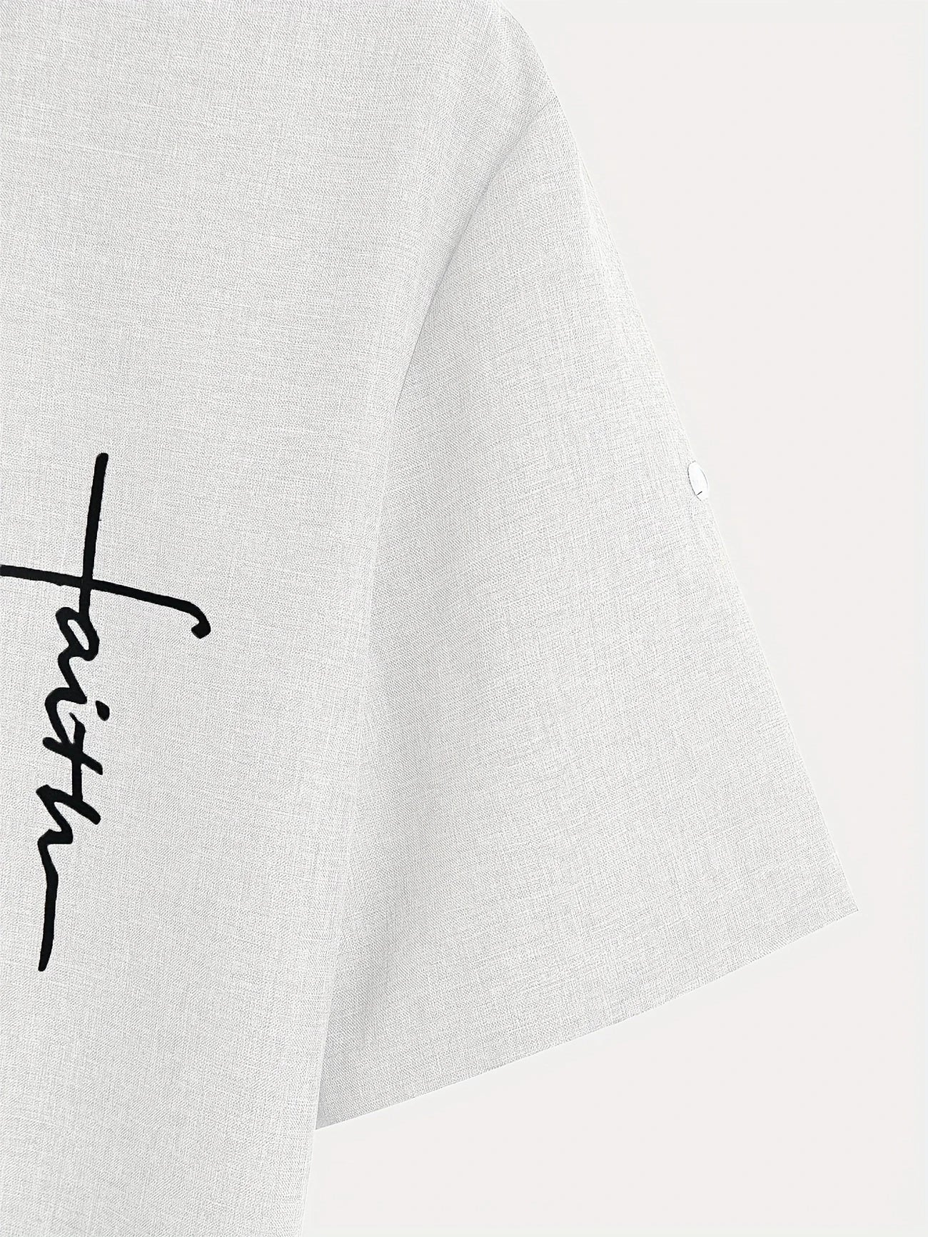 Lucas | Camisa Elegante de Manga Corta con Cuello Alto