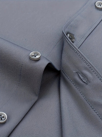 Guillermo | Camisa Elegante de Manga Larga con Botones