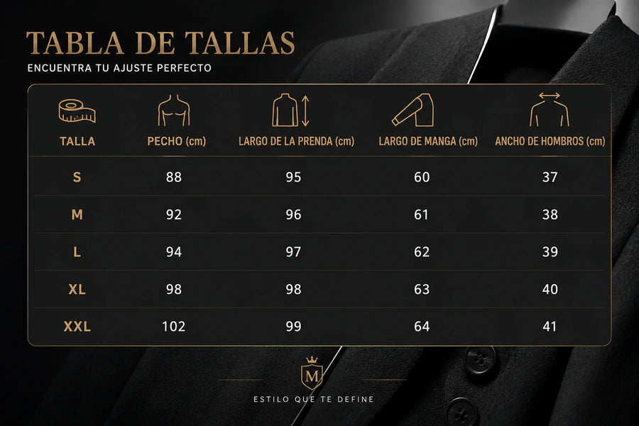 Guía de tallas