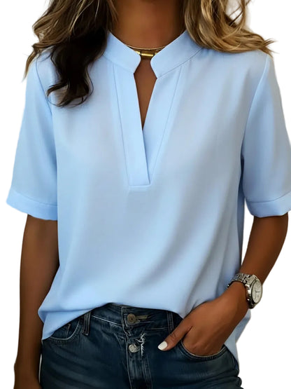 Elisa | Blusa con cuello elegante