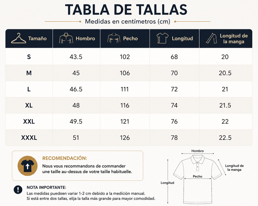 Guía de tallas