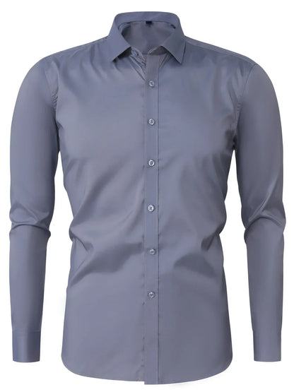 Guillermo | Camisa Elegante de Manga Larga con Botones