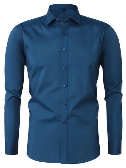 Guillermo | Camisa Elegante de Manga Larga con Botones