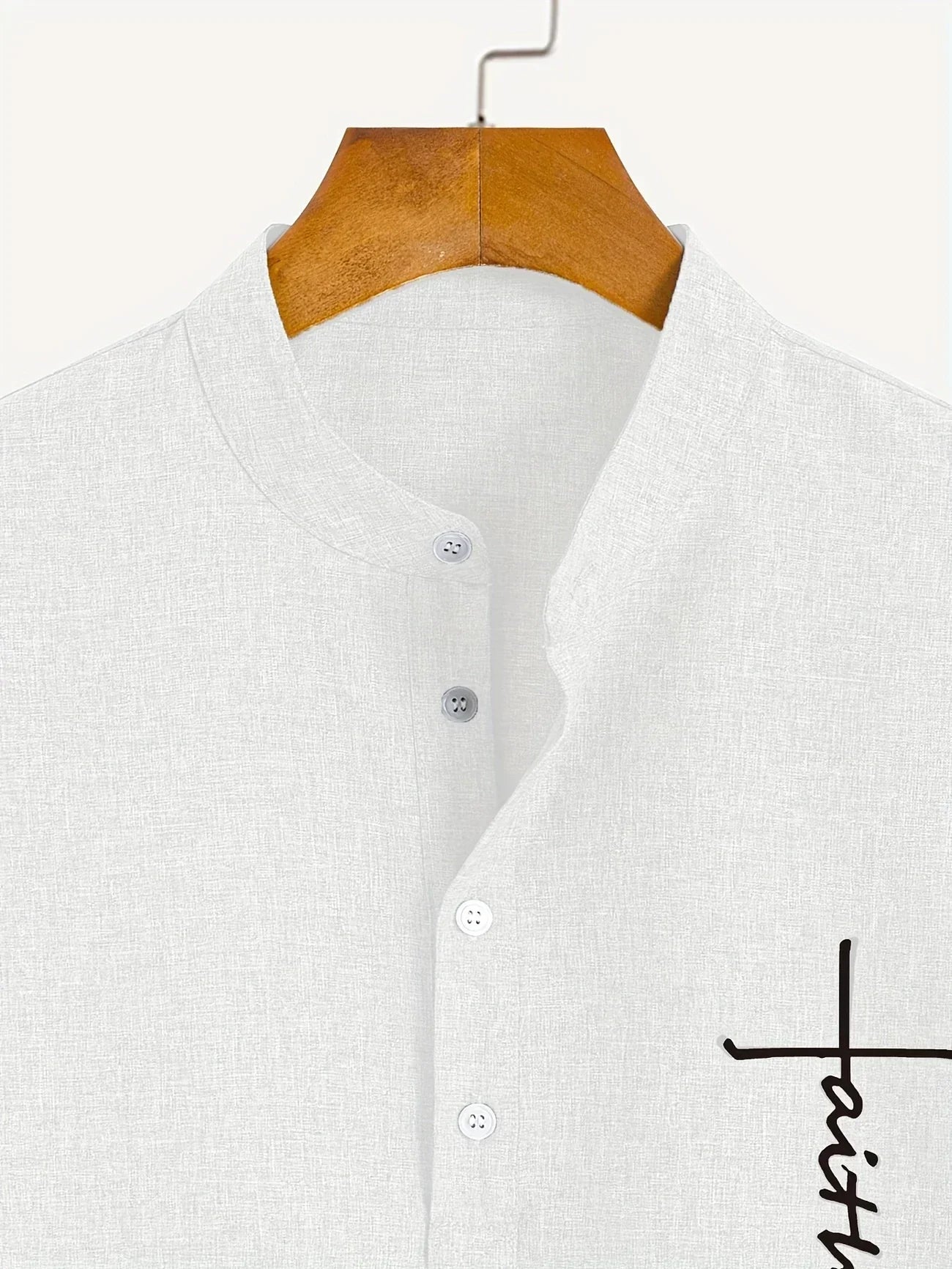 Lucas | Camisa Elegante de Manga Corta con Cuello Alto