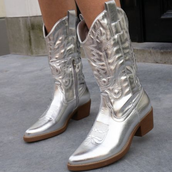 Camila | Botas Camperas de Tacón Estable