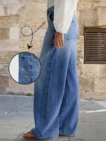 Paula | Vaqueros de Pierna Ancha para Mujer