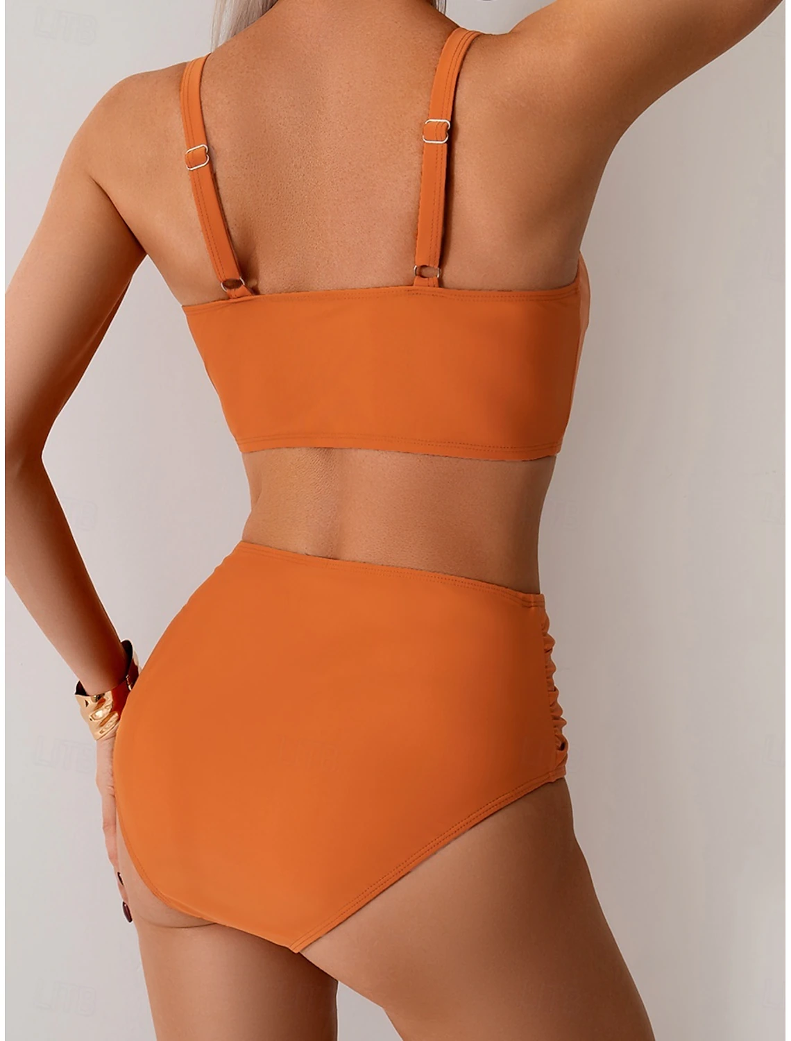 Daniela | Bikini de Mujer con Top Anudado y Braguita de Cintura Alta