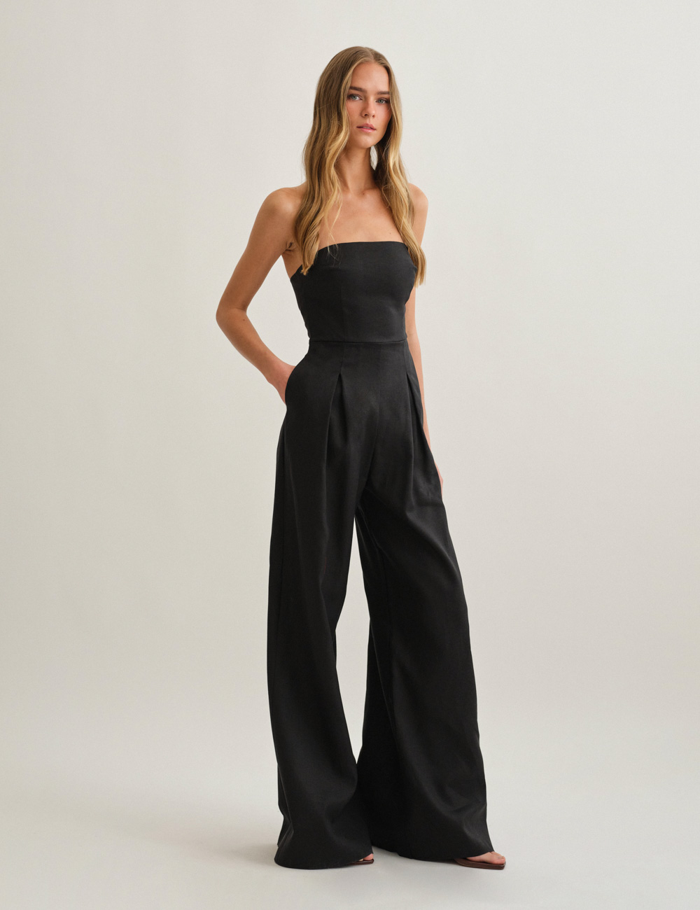 Claudia | Conjunto Elegante de Pierna Ancha