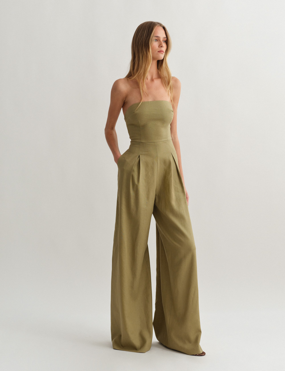 Claudia | Conjunto Elegante de Pierna Ancha
