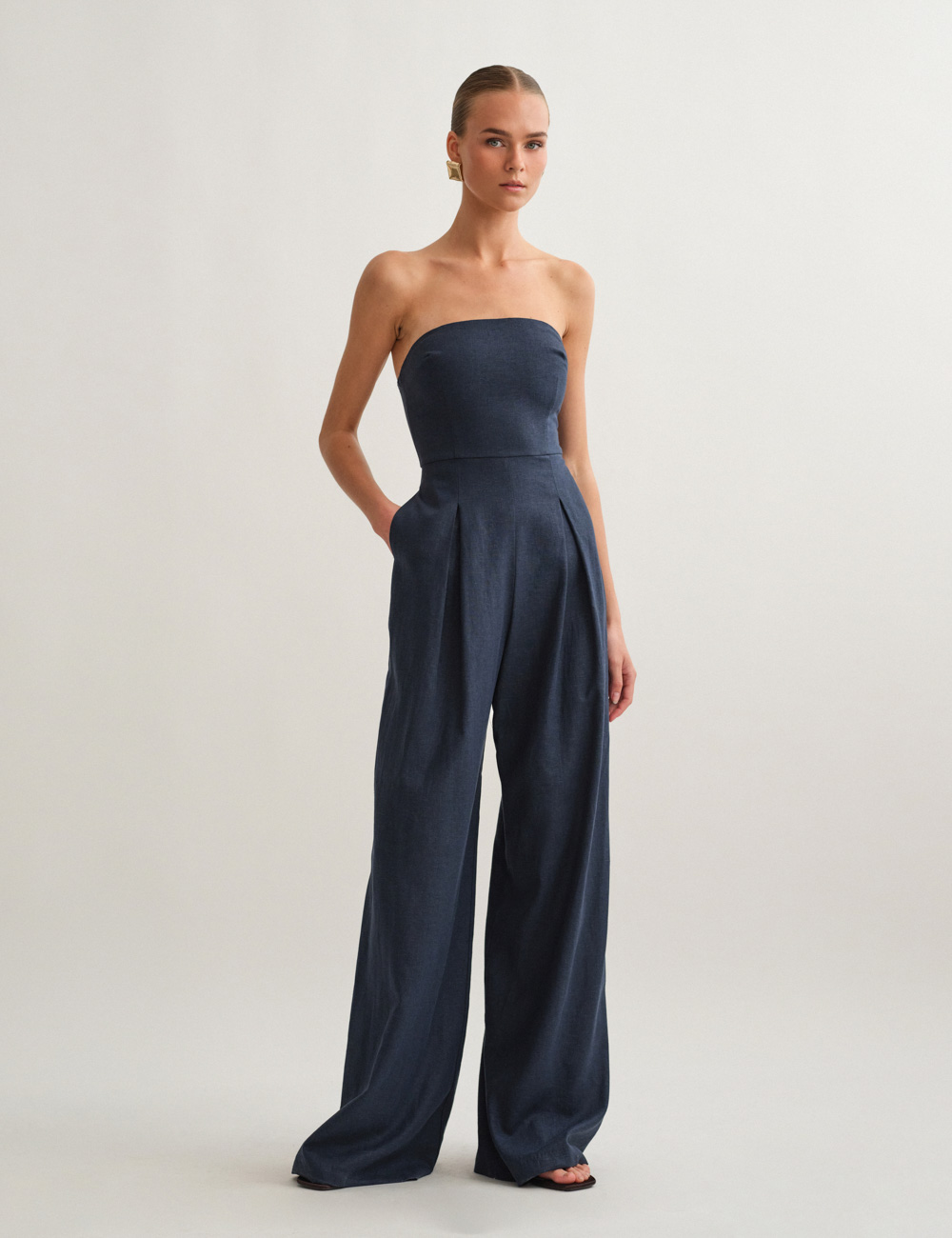 Claudia | Conjunto Elegante de Pierna Ancha