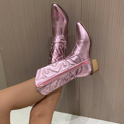 Camila | Botas Camperas de Tacón Estable