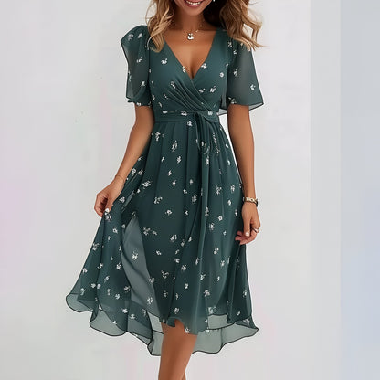 Sara | Vestido Fluido con Escote en V