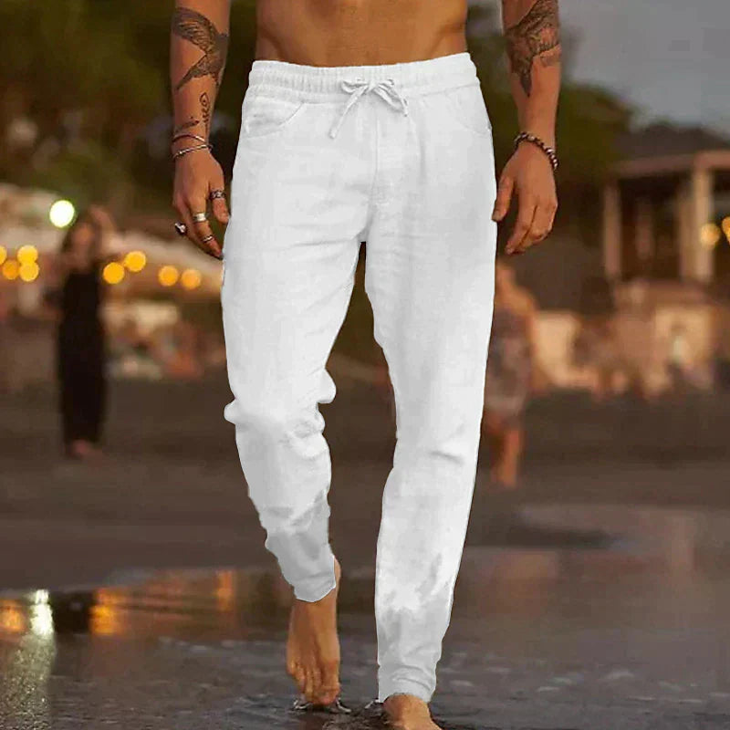 Adrián | Pantalón Jogger de Lino