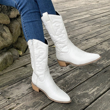 Camila | Botas Camperas de Tacón Estable